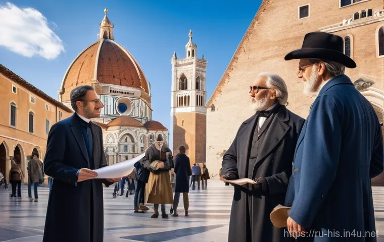 르네상스 시대 예술과 과학 - A Renaissance master, akin to Leonardo da Vinci, in a warmly lit, elegant studio, is meticulously sk...