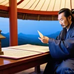 삼국지 속 실제 역사 - **Prompt: Zhuge Liang: The Visionary Strategist**
    A highly detailed, realistic illustration depi...